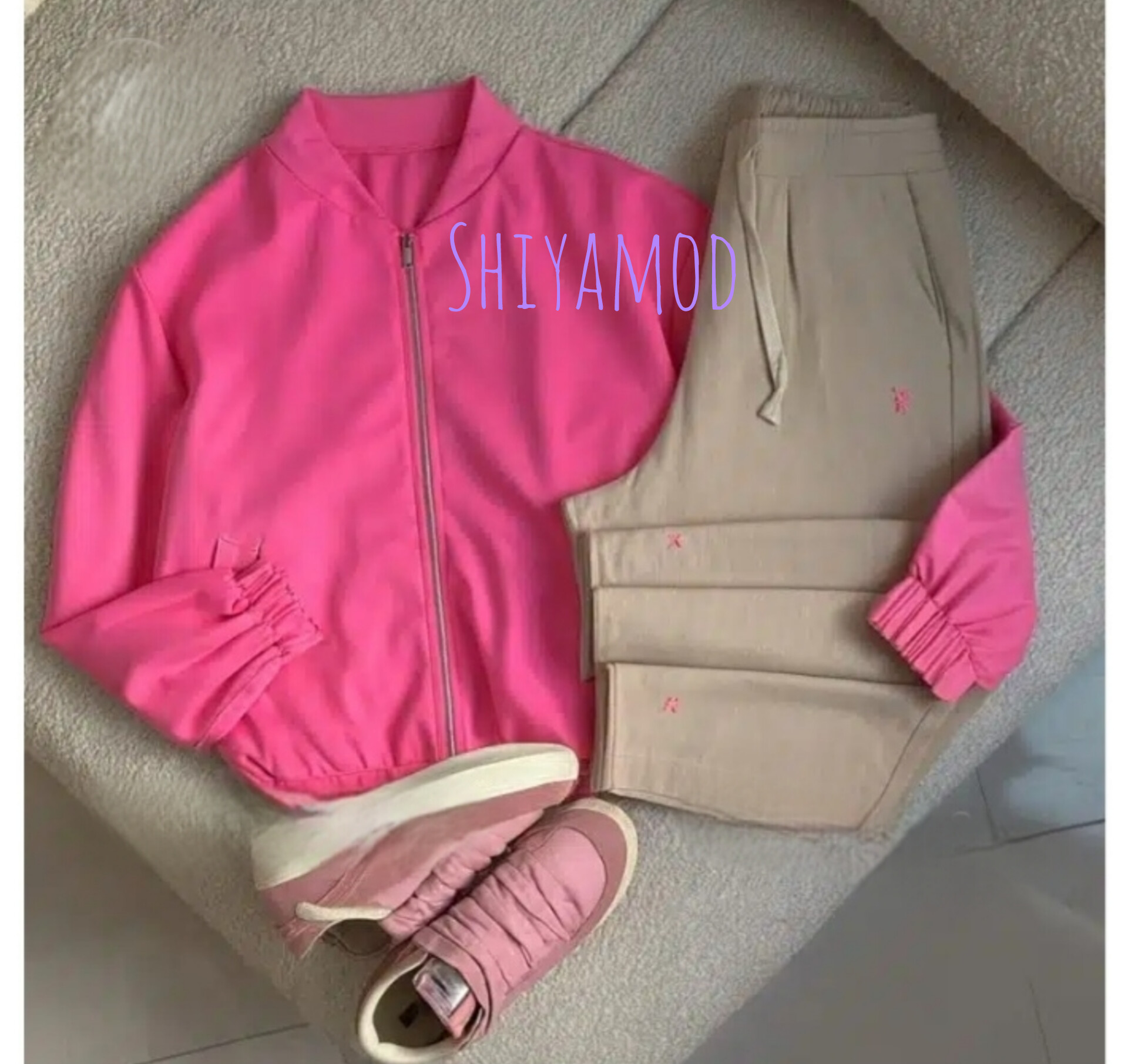 بامبر جکت کرستال زنانه کتان زارا فری سایز